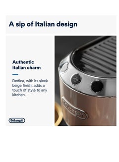 ديلونجي DeLonghi - Mac. Cafe Manual EC885.BG, Metallic Polycarbonate, Beige 1.1 L 1350 W EC 885.GY beig  - Image 3