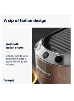 ديلونجي DeLonghi - Mac. Cafe Manual EC885.BG, Metallic Polycarbonate, Beige 1.1 L 1350 W EC 885.GY beig  - Image 5