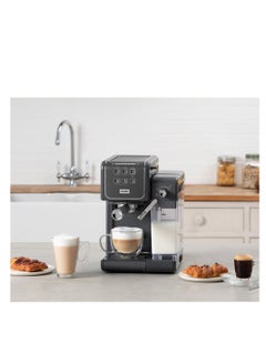 بريفيل Breville Prima Latte III Coffee Maker, Espresso Machine, Cappuccino and Latte Machine, 19 Bar Italian Pump, Automatic Milk Frother, Compatible with ESE Pods, Grey [VCF146X] 600 ml 1470 W VCF146X grey  - Image 3