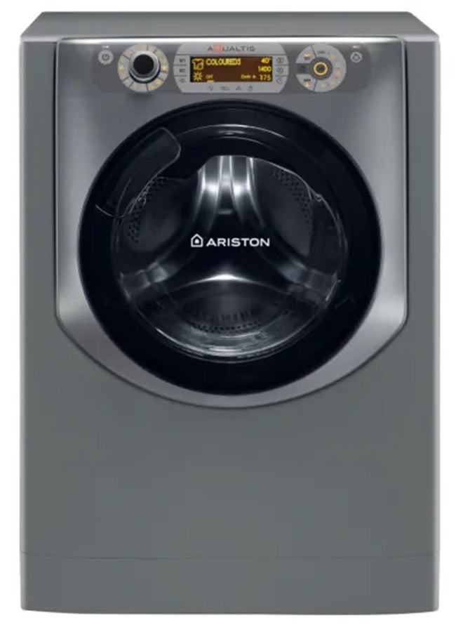 أريستون Ariston Front Loading Washing Machine 10 KG With Dryer 7 KG, Silver - AQD1070D497EX 10 kg AQD1070D497EX silver