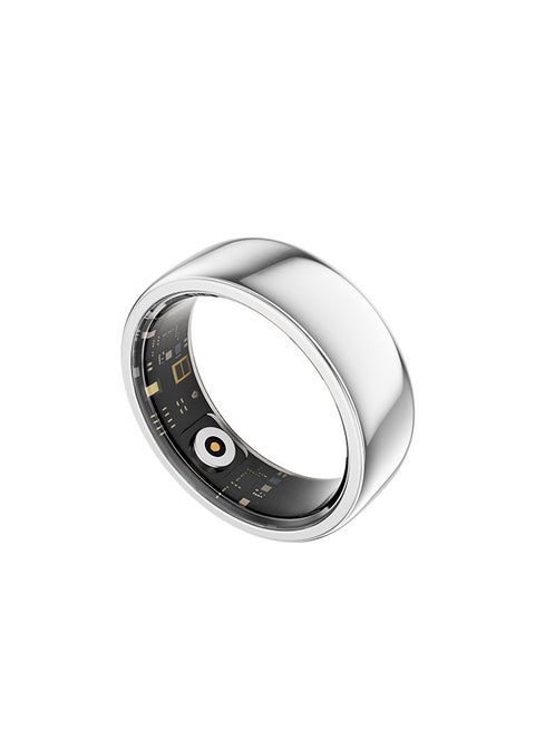 220 mAh Smart Ring 10ATM Waterproof With Multiple Fitness Modes All-day Health Monitoring #11 Silver