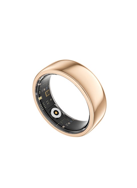 220 mAh Smart Ring 10ATM Waterproof With Multiple Fitness Modes All-day Health Monitoring #11 Gold