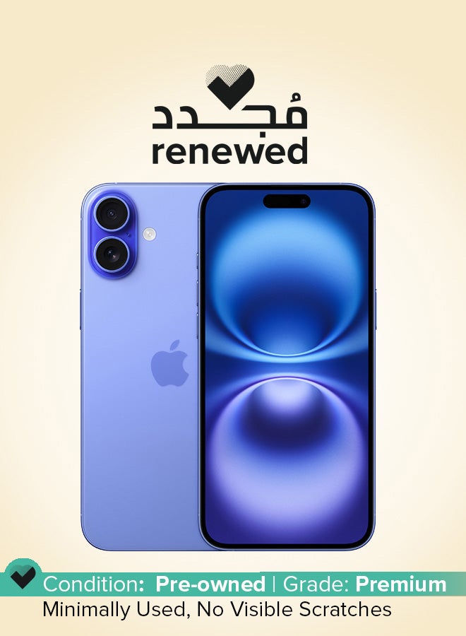 Apple Renewed - iPhone 16 128GB Ultramarine 5G With Facetime - International Version - Image 1