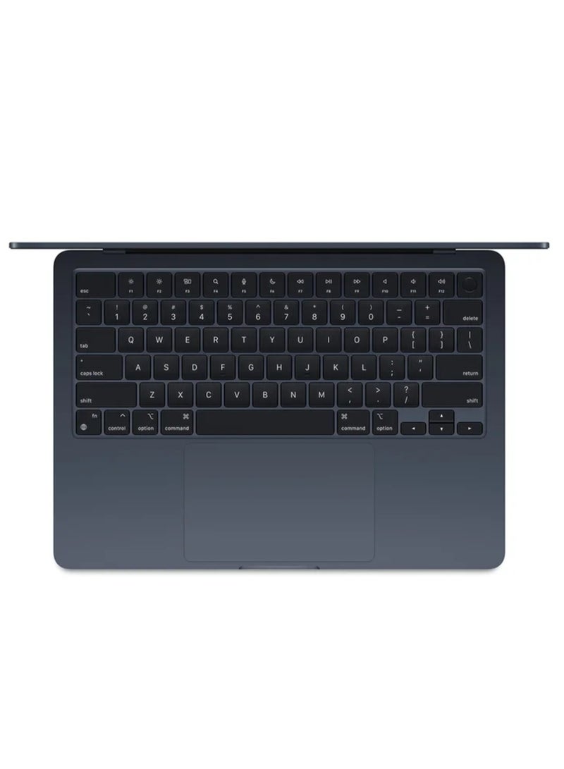 Apple 2024 MacBook Air MC8K4 13-inch Display, Apple M3 Chip 8-Core CPU 8 10-Core GPU Processor/16GB RAM/256GB SSD/Intel UHD Graphics English Midnight English/Arabic midnight - Image 2