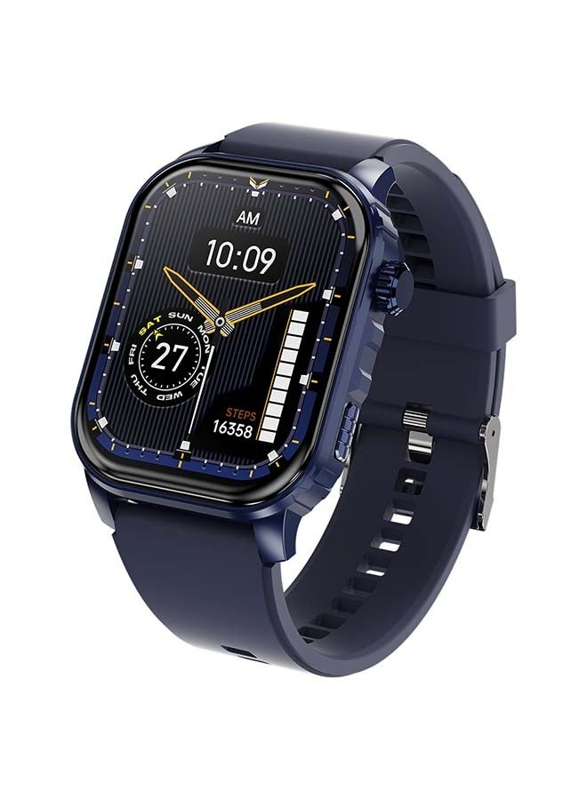 ITEL 300 mAh Smart Watch O21, 2.01" Large Screen, 100+ Workout Modes, 24/7 Heart Rate Monitoring With Abnormal Rhythm Alerts, Bluetooth Calling, iOS And Android Compatible Midnight Blue  - Image 2