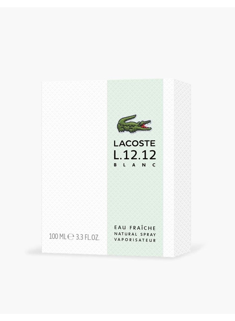 لاكوست L.12.12 Blanc Eau Fraiche EDT 100ml  - Image 2