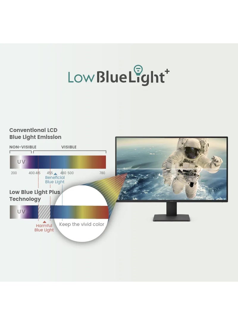 شاشة GW2791 مقاس 27 انش 1080p FHD 100Hz IPS للعناية بالعين، HDMI، منفذ عرض، 1080x1920، حافة رفيعة للغاية، معتمدة من تي يو في، خالية من الوميض، ضوء ازرق منخفض بلس