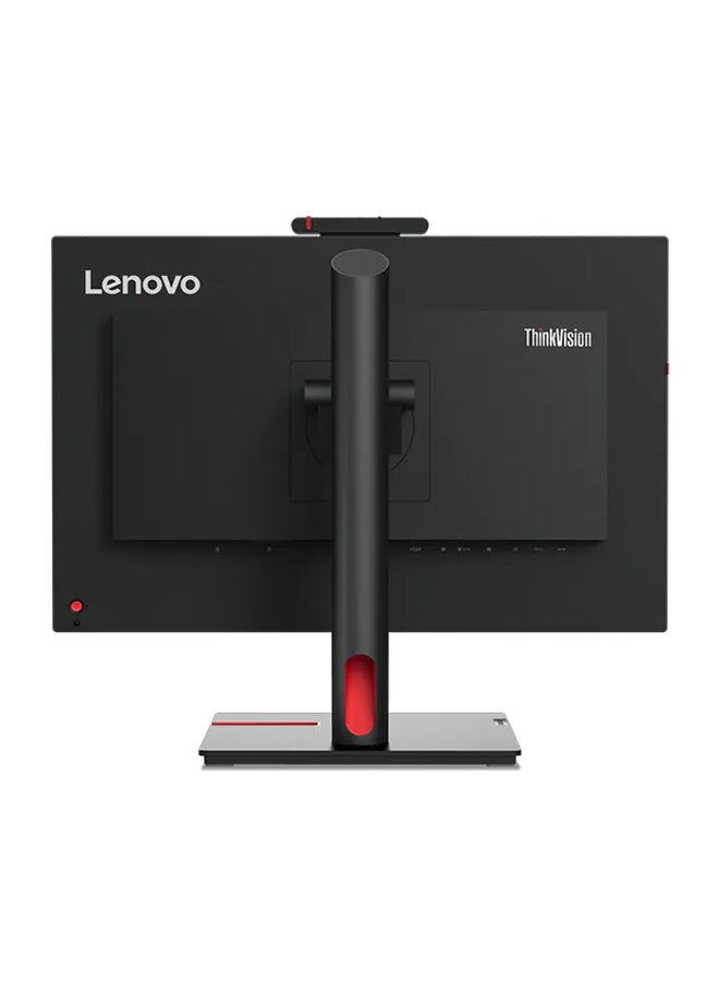 Lenovo 23.8" Inch ThinkVision Computer Monitor Full HD (1920x1080) IPS Panel Technology, Ethernet (RJ-45) port, USB-C 3.2 support Power delivery up to 90W, Adjustable Stand, Built-in Speakers - T24mv-30 | Black  - Image 4