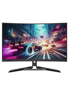 31.5" Inch Legion Curved Gaming Monitor 2k QHD (2560x1440) VA Panel Technology, 180Hz Refresh Rate, 0.5ms Response Time, AMD FreeSync Technology, Gaming Console Support, Adjustable Stand, Built-in Speakers - R32qc-30 | Raven Black