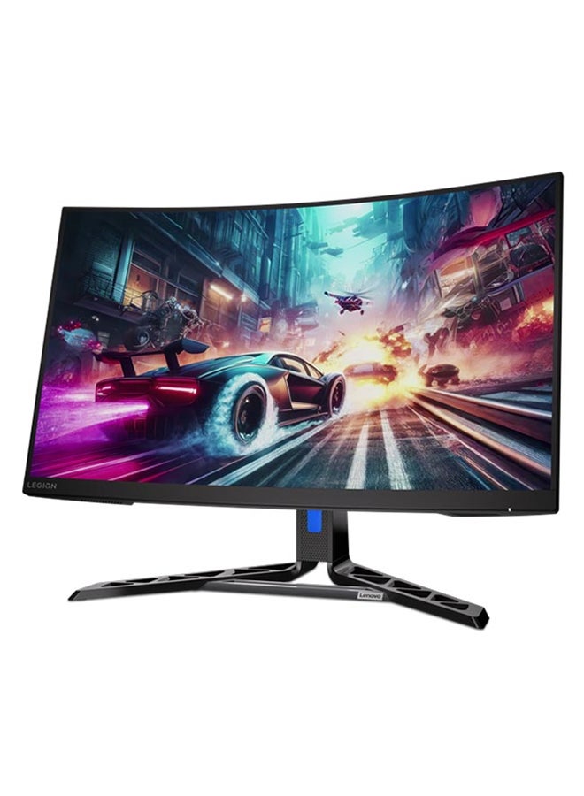 Lenovo - 31.5" Inch Legion Curved Gaming Monitor 2k QHD (2560x1440) VA Panel Technology, 180Hz Refresh Rate, 0.5ms Response Time, AMD FreeSync Technology, Gaming Console Support, Adjustable Stand, Built-in Speakers - R32qc-30 | Raven Black - Image 1
