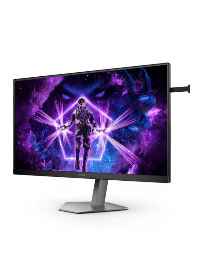 AOC 27"Inch AGON Pro Gaming Monitor 4k Ultra HD (3840x2160) DisplayHDR 600, FAST IPS Panel Type, 160Hz Refresh Rate, 1ms Response Time, Adaptive Sync Technology, HDMI 2.1 Port, Light FX, Adjustable Stand - AG276UX | Black/Grey  - Image 3