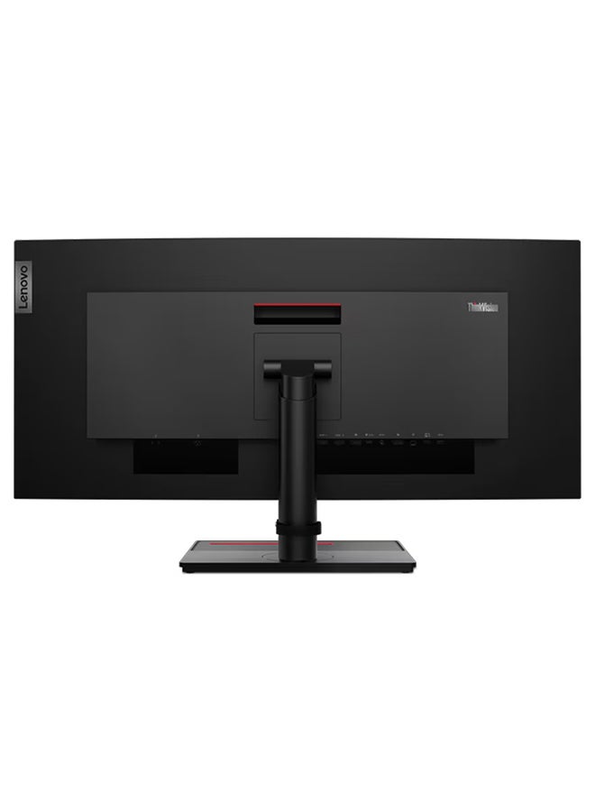 Lenovo ThinkVision P34w-20 Curved Computer Monitor 34-inch 2k WQHD 3440x1440, IPS Panel Technology, 1.07 Billion Color Support, KVM Switch, Ethernet (RJ-45) port, USB-C 3.2 support Power delivery up to 100W, Adjustable Stand Built-in Speakers Black - Image 3