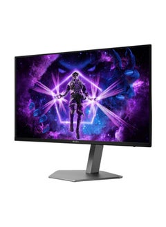 AOC 31.5" Inch AGON AOC Pro 4K UHD (3840x2160) Gaming Monitor, HDR 400 Display, QD-OLED Display, 165Hz Refresh Rate, 0.03ms Response Time Millisecond, Adaptive Sync, HDMI 2.1, Lighting Effects, Adjustable Stand, Built-in Speakers - AG326UD | Black  - Image 3