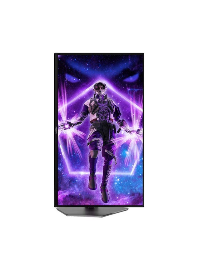 AOC 31.5" Inch AGON AOC Pro 4K UHD (3840x2160) Gaming Monitor, HDR 400 Display, QD-OLED Display, 165Hz Refresh Rate, 0.03ms Response Time Millisecond, Adaptive Sync, HDMI 2.1, Lighting Effects, Adjustable Stand, Built-in Speakers - AG326UD | Black  - Image 4