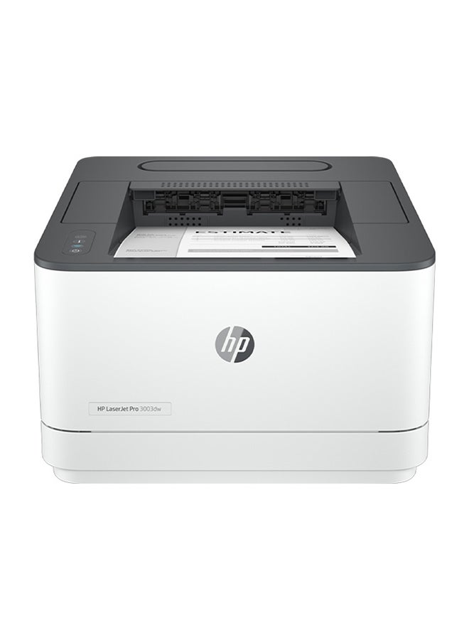 HP LaserJet Pro 3003dw Printer, Black print, Wireless, Ethernet | 3G654A Black/White  - Image 1