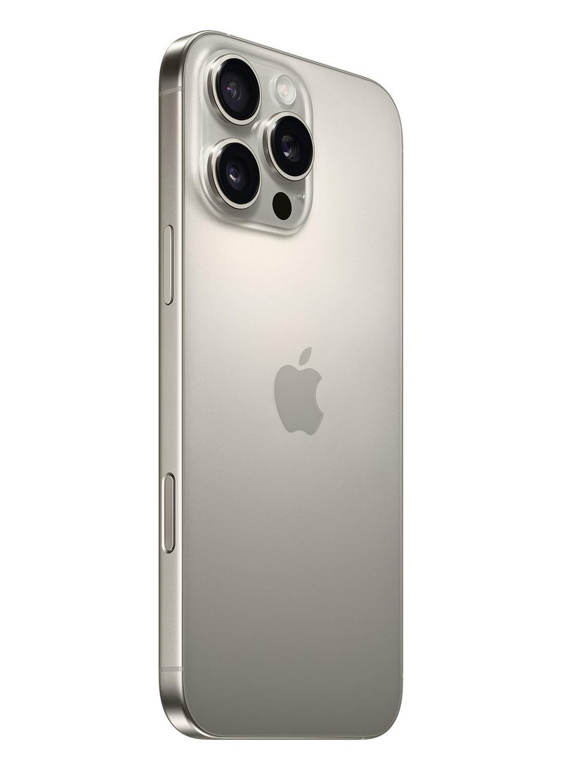Apple Renewed - iPhone 16 Pro Max 256GB Natural Titanium 5G With Facetime - International Version - Image 3