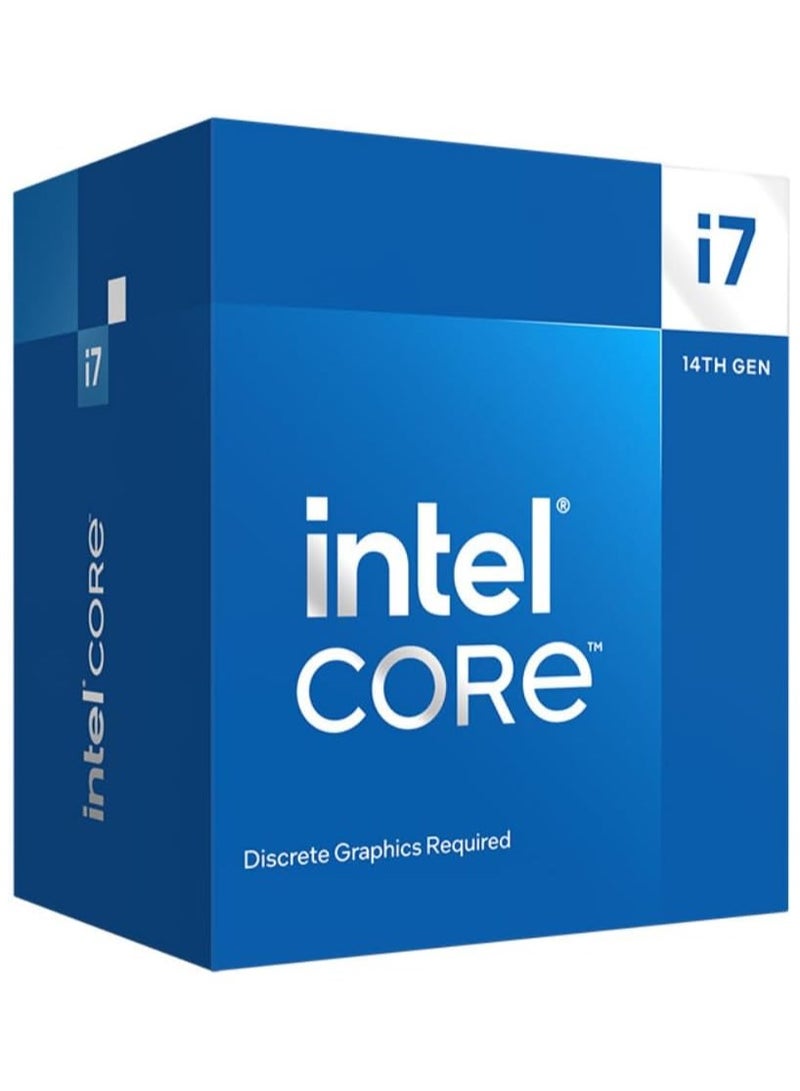 Intel i7-14700F Desktop Processor 20 cores (8 P-cores + 12 E-cores) up to 5.4 GHz  - Image 1