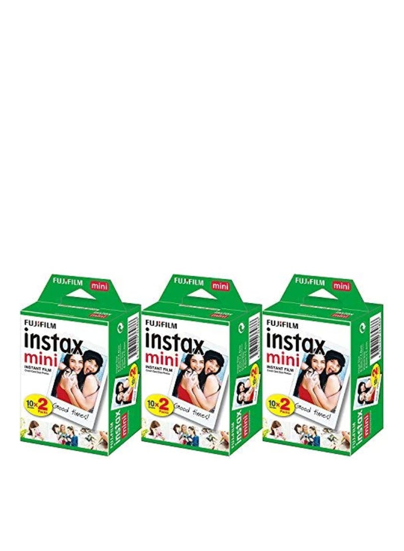 FUJIFILM - Instax Mini Instant Film 60 Sheets 6 Packs Of 10 Film Sheets - Image 1