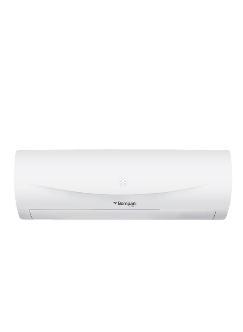 Bompani - 2 Ton Air Conditioner with 24000 BTU, T3 Climatic Condition, Golden Fin, Auto-Restart, and 4-Way Air Flow – High-Performance Cooling for Extreme Climates - 4600 kW BSAC24CR White - Image 1