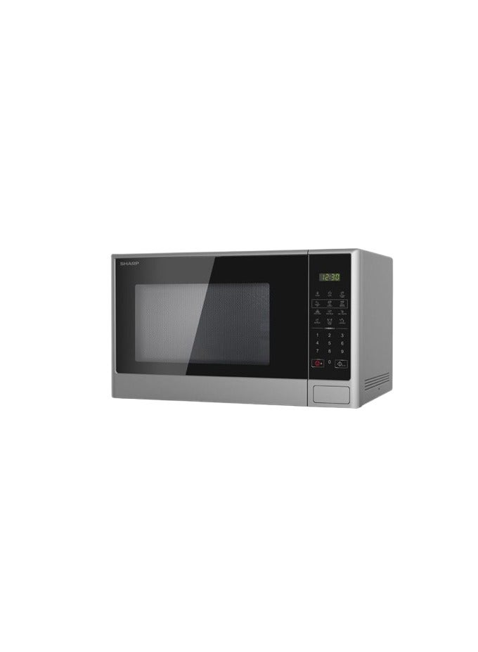 شارب Microwave Grill Sharp, 28 Liter 1100 Watt 9 Menus, R-280CR(S) - Silver 28 L 1100 W R-280CR(S) Silver 