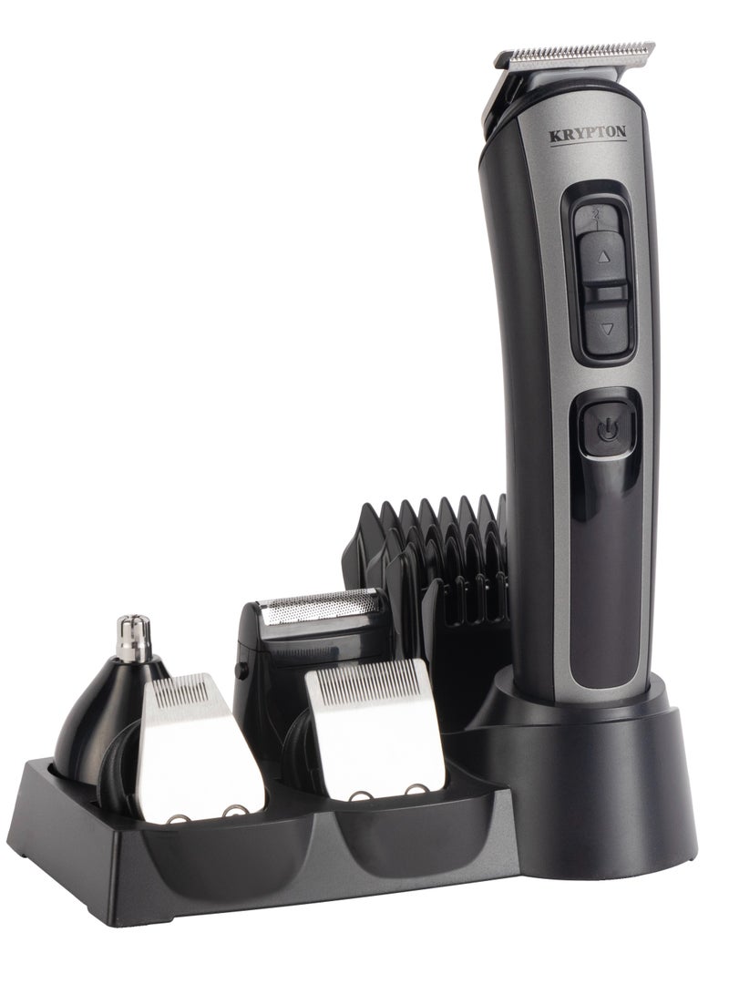 كريبتون مجموعة العناية الرقمية القابلة لإعادة الشحن 11 في 1 مع شاشة LED جديدة - KNTR6154N | مع 6 رؤوس قابلة للتبديل و 4 ملحقات مشط | تشمل قاعدة شحن | مثالية للتصفيف المنزلي والمهني - Image 2