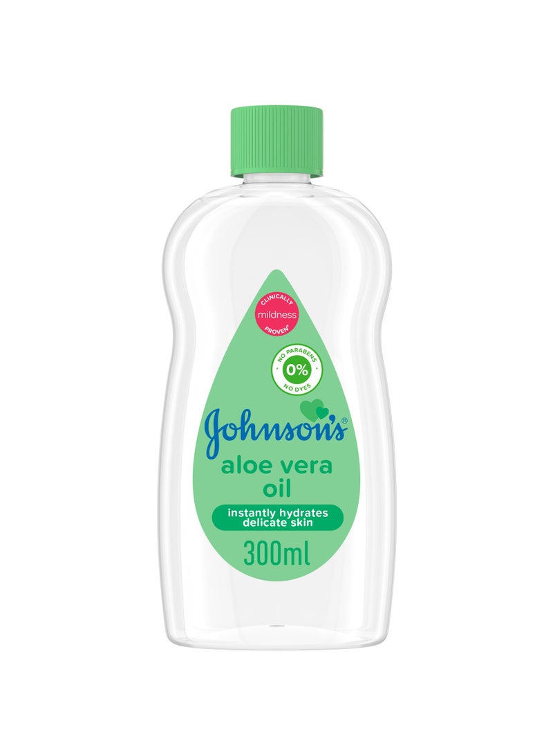 Johnson's Baby Oil Aloe Vera - 300 ml - Image 1