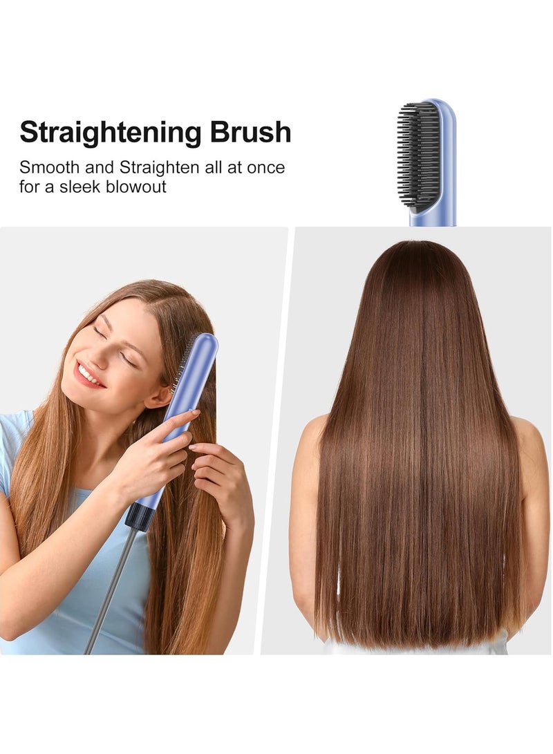 REBUNE - 5 in 1 Multi-Styler High Speed Hair Dryer Airwrap Curler Hot Air Brush with 600 Millions Ions for Smooth Frizz Free Hair Airflow Control Hot/Cold Hair Styling Low Noise and Lightweight - Image 1