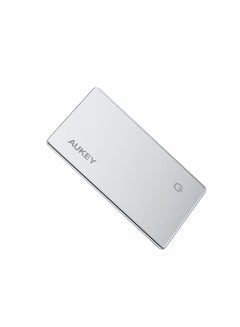 AUKEY Track Mate 3 Smart Bluetooth Tracker, Wireless Charging, Buzzer Alarm, 6 Month Battery Life TM-21 Gray for IPHONE gray