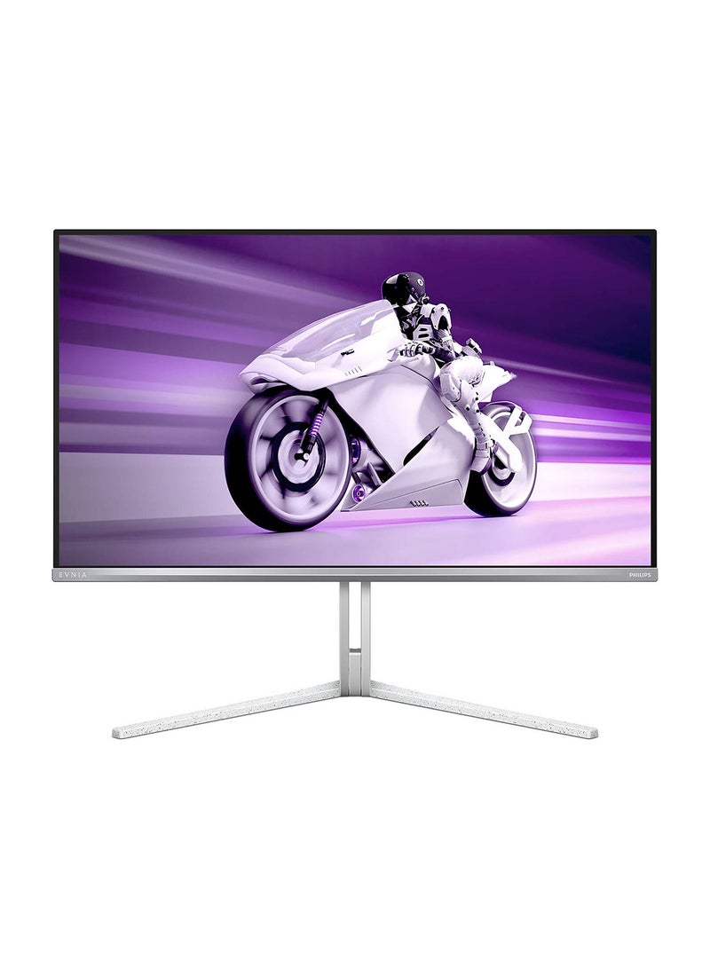 فيليبس Evnia 8000 32M2N8900 Gaming Monitor, 32" 4K UHD QD OLED Display, 240Hz Refresh Rate, 0.03ms (GtG) Response Time, LowBlue Mode, Flicker-Free, DTS Sound, AI-Enhanced Ambiglow, 32M2N8900 White - Image 1