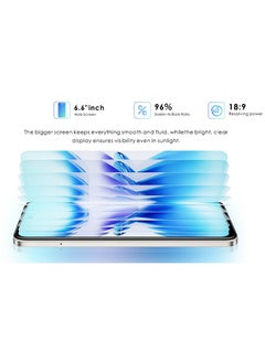 OALE SMART9 6.6 inch Dual SIM Maya Blue 3GB RAM 64GB ROM 5075mAh Big Battery 4G  - Image 4