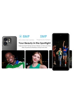 OALE SMART9 6.6 inch Dual SIM Titanium Grey 3GB RAM 64GB  4G - Middle East Version  - Image 5