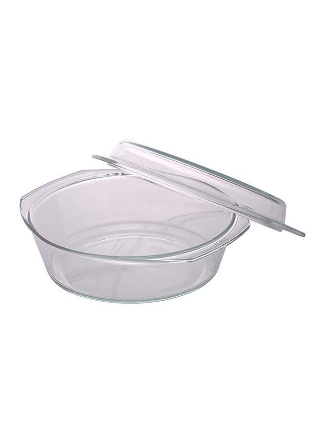 بوروسيل Deep Round Casserole With Flat Lid 2.5 L  - Image 1