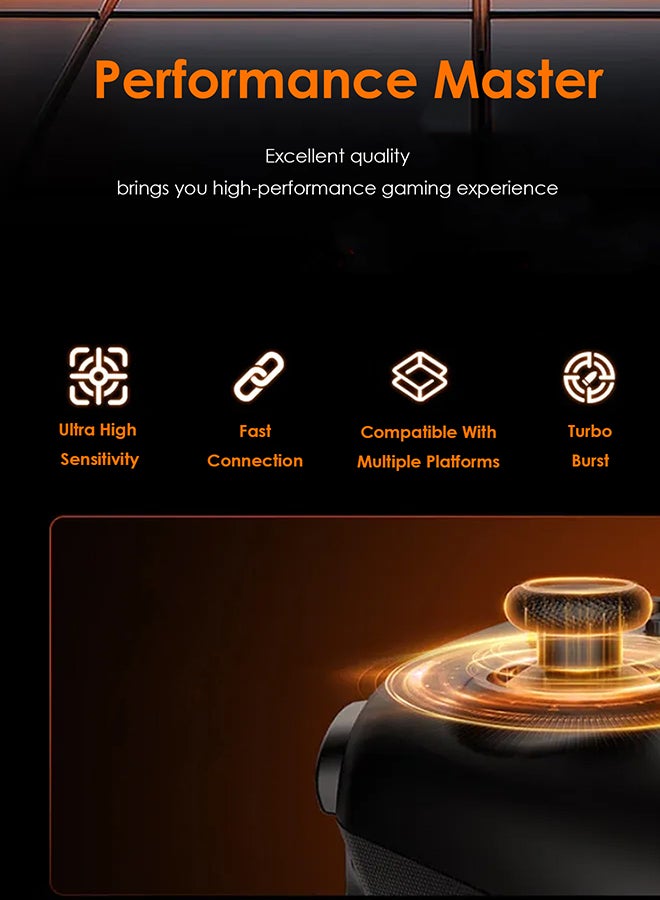 لينوفو Lenovo S07 Controller for Switch Joystick Gamepad Dual Vibration Wireless Bluetooth Joypad For Switch/PC/IOS/Android - Image 3