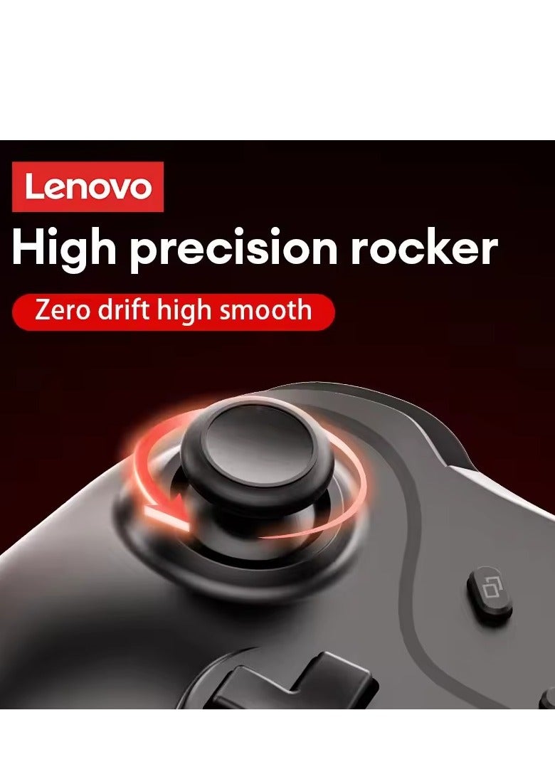 Lenovo P01 Cable Gamepad No Stick Drift With Zero Dead Zone Gamepad Plug and Play For Switch Android Gaming Controller, Black - Image 3