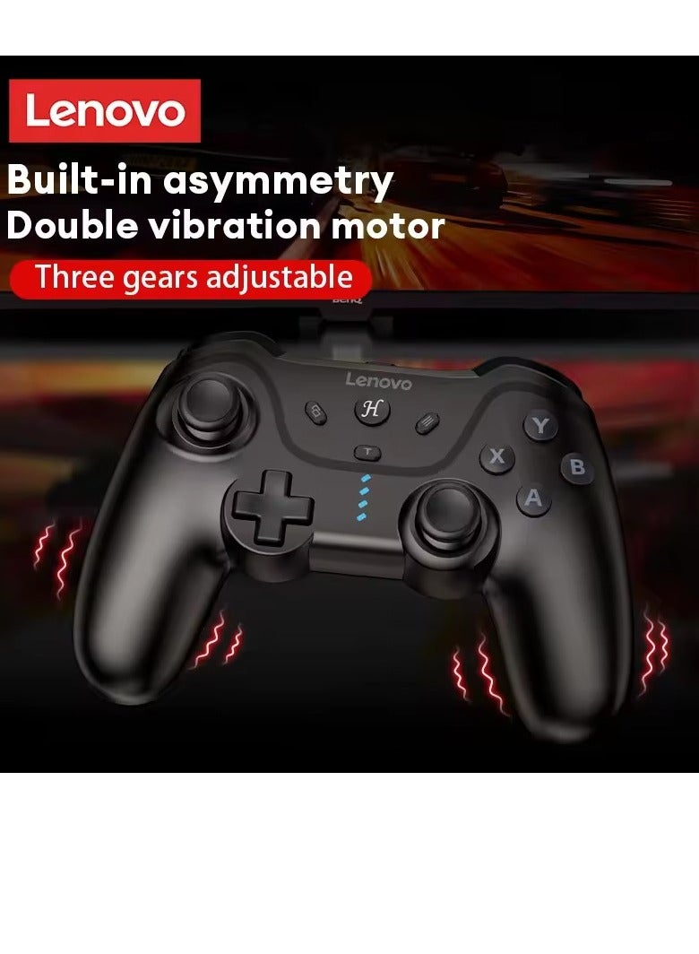 Lenovo P01 Cable Gamepad No Stick Drift With Zero Dead Zone Gamepad Plug and Play For Switch Android Gaming Controller, Black - Image 4