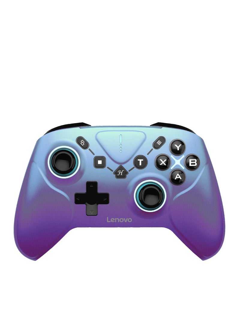 Lenovo Lenovo S06 Wireless RGB Controller With Bluetooth, Wired, For Nintendo Switch Android/IOS/PC Gamepad Multi-Function Joystick,purple - Image 1
