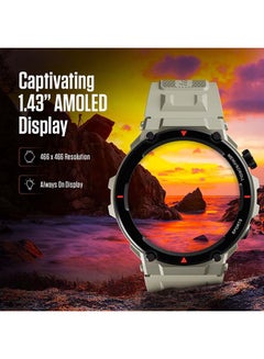 fastrack Xtreme Pro with 3.6 cm AMOLED Display, Rugged Design, SingleSync BT Calling, Functional Crown with Blue Strap  - Image 2
