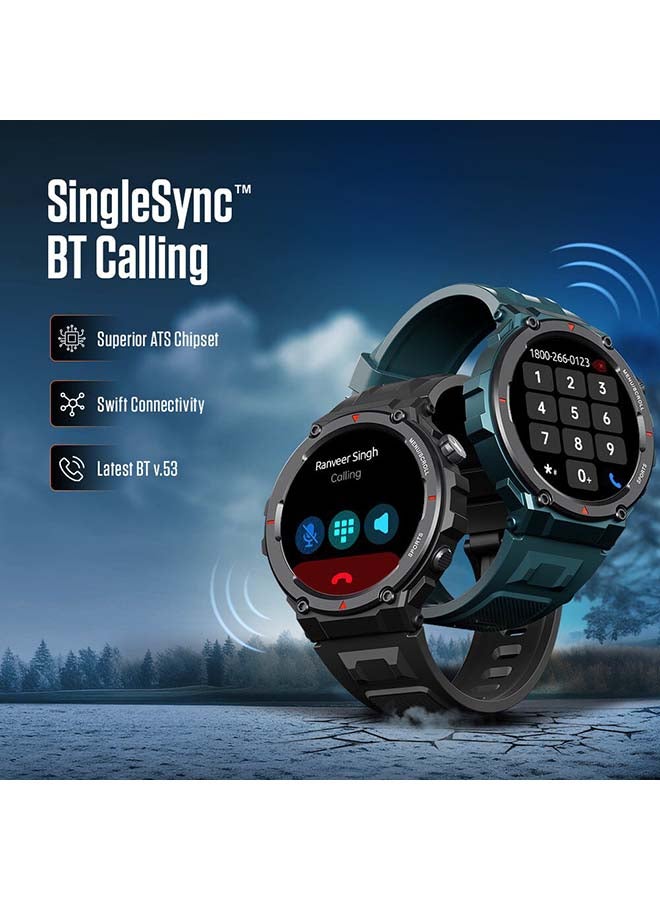 fastrack - Xtreme Pro with 3.6 cm AMOLED Display, Rugged Design, SingleSync BT Calling, Functional Crown with Blue Strap - Image 1