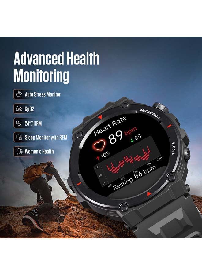 fastrack - Xtreme Pro with 3.6 cm AMOLED Display, Rugged Design, SingleSync BT Calling, Functional Crown with Blue Strap - Image 1