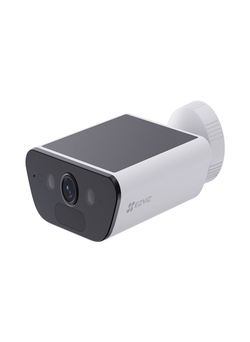 إيزفيز CB5 Outdoor Security Camera, 4K/8MP Solar Battery Camera with Always-On Video, Built-in Solar Panel, AI Human/Vehicle Detection, Weatherproof, Color Night Vision, Two-Way Talk, Supports Wi-Fi 6  - Image 1