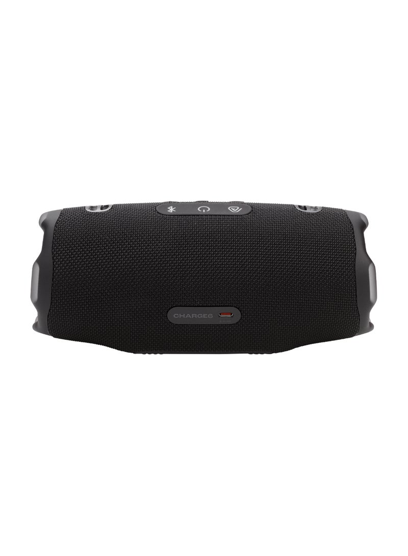 JBL - Charge 6 - Portable Waterproof And Drop-Proof Bluetooth Speaker With Built-In Power Bank, Multi-Speaker Connection Via Auracast, Up To 28 Hours Playtime, Fast Charging, And Powerful Sound Black - Image 1