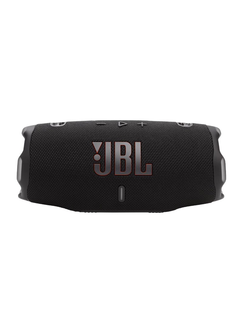 JBL Charge 6 - Portable Waterproof And Drop-Proof Bluetooth Speaker With Built-In Power Bank, Multi-Speaker Connection Via Auracast, Up To 28 Hours Playtime, Fast Charging, And Powerful Sound Black - Image 2