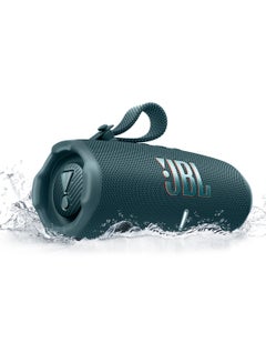 JBL Charge 6 - Portable Waterproof And Drop-Proof Bluetooth Speaker With Built-In Power Bank, Multi-Speaker Connection Via Auracast, Up To 28 Hours Playtime, Fast Charging, And Powerful Sound Blue  - Image 1