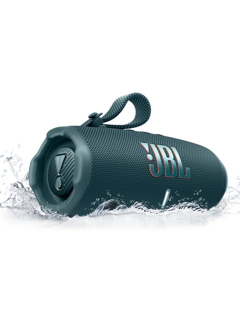 Charge 6 - Portable Waterproof And Drop-Proof Bluetooth Speaker With Built-In Power Bank, Multi-Speaker Connection Via Auracast, Up To 28 Hours Playtime, Fast Charging, And Powerful Sound Blue