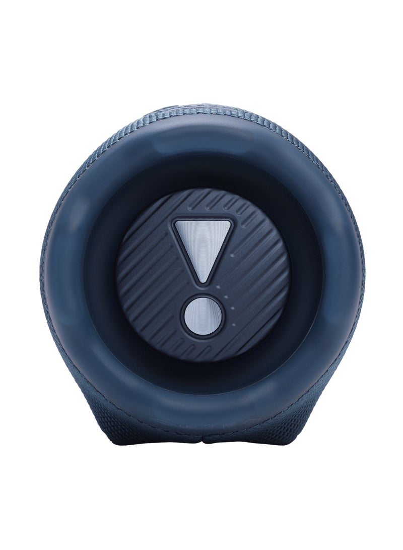 JBL - Charge 6 - Portable Waterproof And Drop-Proof Bluetooth Speaker With Built-In Power Bank, Multi-Speaker Connection Via Auracast, Up To 28 Hours Playtime, Fast Charging, And Powerful Sound Blue - Image 1