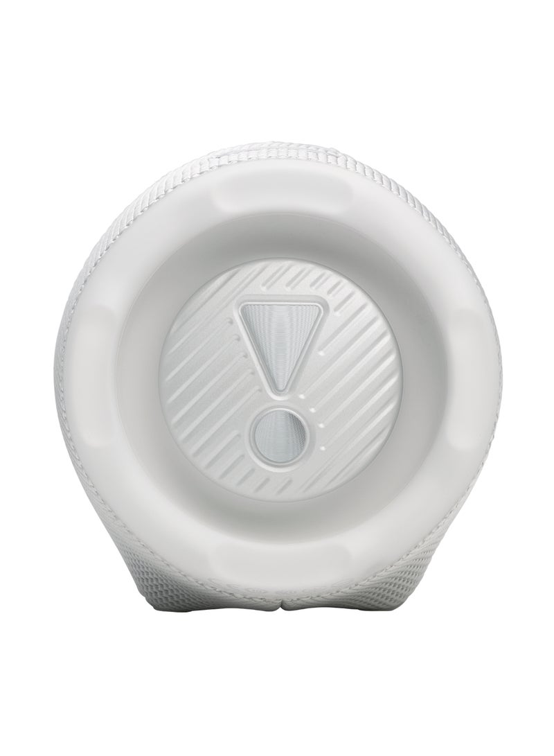 JBL - Charge 6 - Portable Waterproof And Drop-Proof Bluetooth Speaker With Built-In Power Bank, Multi-Speaker Connection Via Auracast, Up To 28 Hours Playtime, Fast Charging, And Powerful Sound White - Image 1