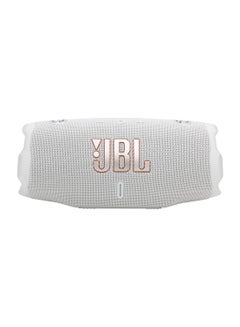 JBL Charge 6 - Portable Waterproof And Drop-Proof Bluetooth Speaker With Built-In Power Bank, Multi-Speaker Connection Via Auracast, Up To 28 Hours Playtime, Fast Charging, And Powerful Sound White  - Image 3