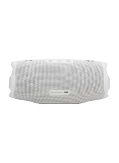 JBL Charge 6 - Portable Waterproof And Drop-Proof Bluetooth Speaker With Built-In Power Bank, Multi-Speaker Connection Via Auracast, Up To 28 Hours Playtime, Fast Charging, And Powerful Sound White  - Image 2