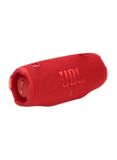 JBL Charge 6 - Portable Waterproof And Drop-Proof Bluetooth Speaker With Built-In Power Bank, Multi-Speaker Connection Via Auracast, Up To 28 Hours Playtime, Fast Charging, And Powerful Sound Red  - Image 5