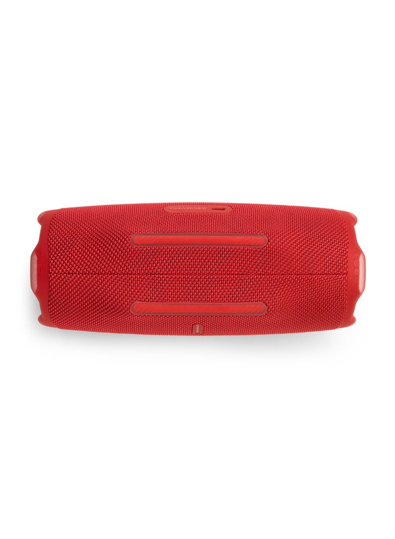 جي بي إل - Charge 6 - Portable Waterproof And Drop-Proof Bluetooth Speaker With Built-In Power Bank, Multi-Speaker Connection Via Auracast, Up To 28 Hours Playtime, Fast Charging, And Powerful Sound Red - Image 1